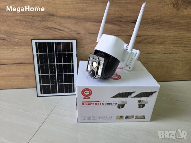 Автономна Соларна 4G Камера V380Pro за наблюдение, WIFI, HD, SIM, снимка 4 - IP камери - 53241977
