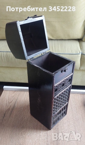 Кутия за вино за ценители височина 35см , снимка 5 - Декорация за дома - 54089138