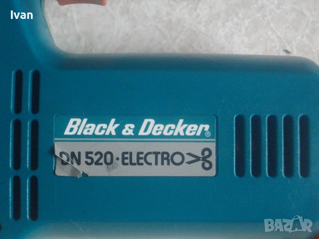 ЗА ЧАСТИ/ЗА РЕМОНТ-Оригинална-BlackDecker DN520E-Made in W.GERMANY-Електрическа Ножица, снимка 4 - Други инструменти - 37092638