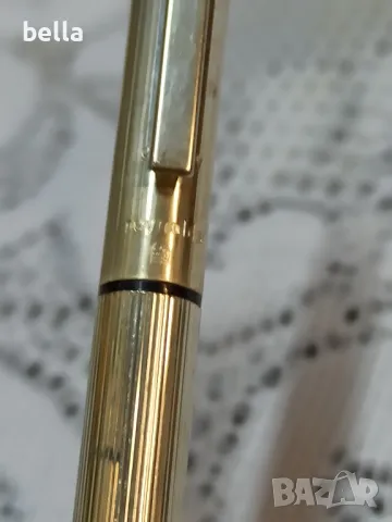 ПОСРЕБРЕНИ НЕМСКИ ПИСАЛКА И ХИМИКАЛ ,КАЛЪФ ТЕЛЕШКА КОЖА REYNOLD GERMANY, снимка 5 - Антикварни и старинни предмети - 47978587