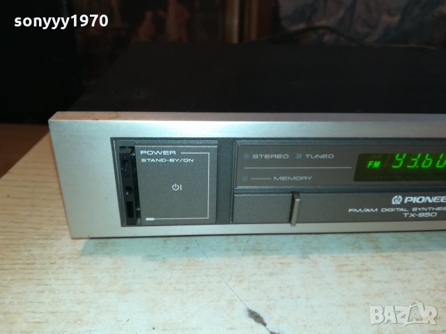 PIONEER TX-950 TUNER-MADE IN BELGIUM 2601221608, снимка 8 - Ресийвъри, усилватели, смесителни пултове - 35569345