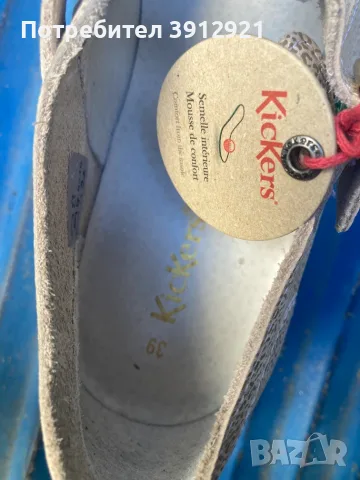 Прекрасни обувки KicKers 39 номер, снимка 5 - Дамски ежедневни обувки - 56447389