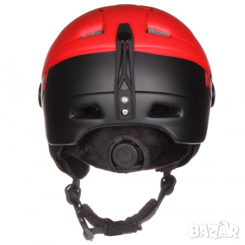 Каска за ски и сноуборд с визьор Spokey Jasper Red, снимка 6 - Зимни спортове - 33759417