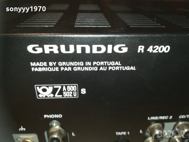 grundig r4200-stereo receiver 2901211713&, снимка 7 - Ресийвъри, усилватели, смесителни пултове - 31602741