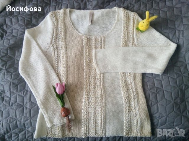 летен дамски пуловер OUI moments, снимка 1 - Блузи с дълъг ръкав и пуловери - 36685176