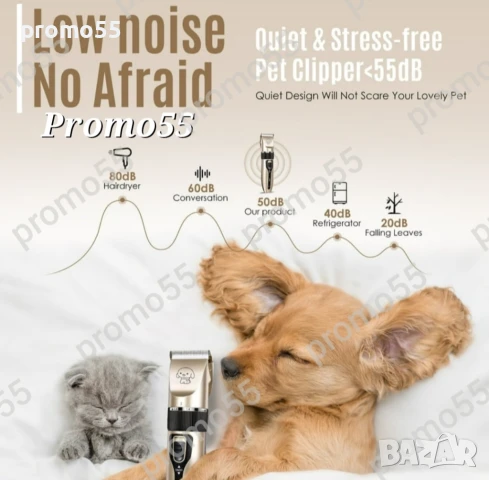 Професионална машинка за подстригване на кучета с керамичен нож, снимка 6 - За кучета - 50626938