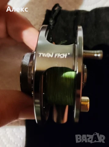 Мухарска макара Twin Fish , снимка 3 - Макари - 50832266