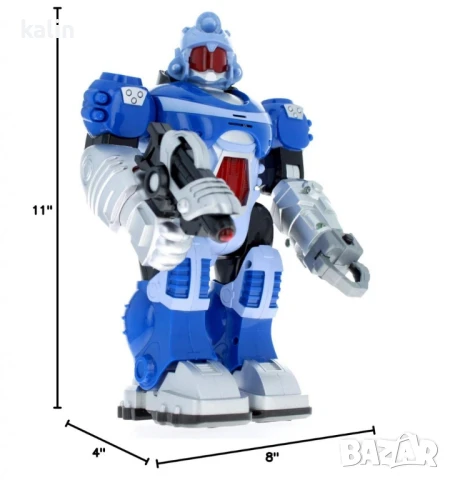 Интерактивна играчка робот Андроид – Светлини, звуци и екшън, снимка 2 - Кукли - 50948919