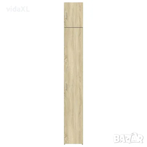 vidaXL Тесен шкаф, сонома дъб, 30x42,5x225 см, инженерно дърво, снимка 4 - Бюфети - 56146905
