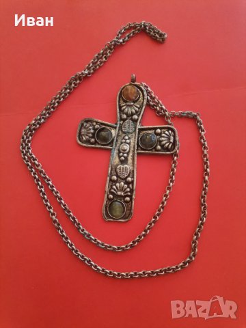 Стар кръст, снимка 4 - Антикварни и старинни предмети - 44214772