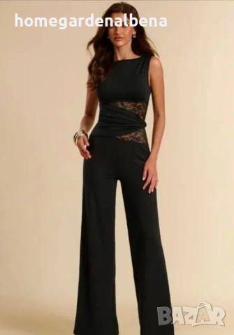 Елегантен дамски гащеризон с дантела 