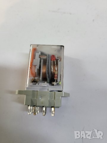 Марково Австрийско индустриално Реле Tele haase RM 024LD 24 V DC,6А -4н.о - позлата, цокъл за платка, снимка 2 - Резервни части за машини - 40014242