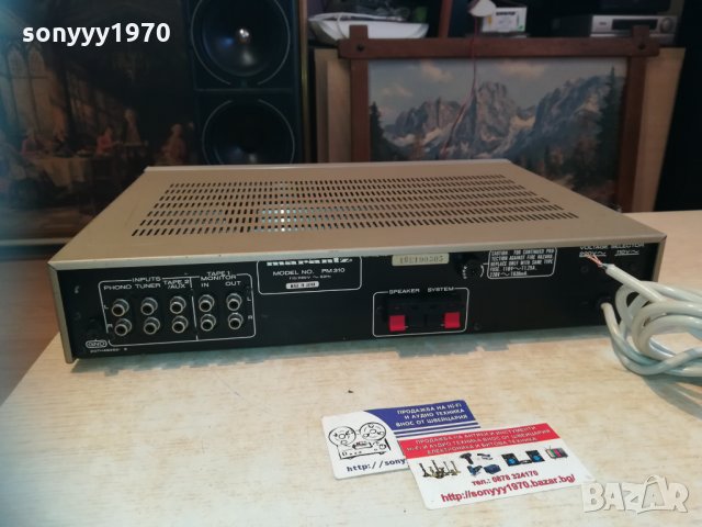 marantz pm310 amplifier made in japan 1112201741, снимка 11 - Ресийвъри, усилватели, смесителни пултове - 31089326