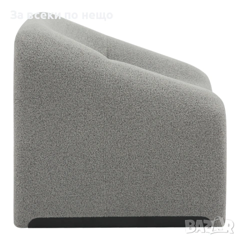 Фотьойл Колус букле - светло сив цвят Код P2038, снимка 3 - Дивани и мека мебел - 53941654