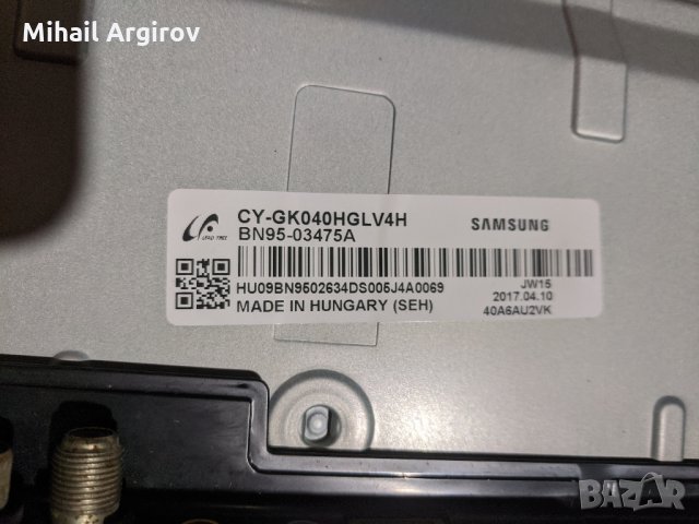 SAMSUNG UE40KU6072U-BN41-02528A-BN41-02499A, снимка 4 - Части и Платки - 31264144