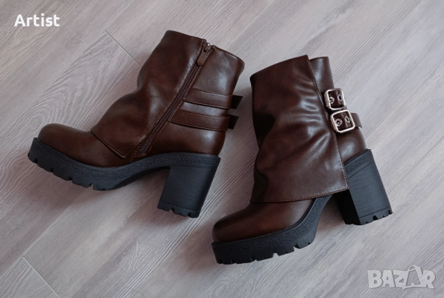 Нови удобни боти в кафяво