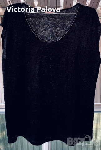 Ленена тениска/топ CAMAÏEU Франция