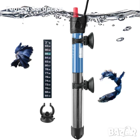 Нагревател за аквариум 25W, 50W и 300W, снимка 8 - Оборудване за аквариуми - 49151291