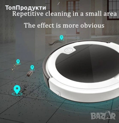 Прахосмукачка робот за сухо и мокро почистване с дистанционно управление - ROBOT7, снимка 8 - Прахосмукачки - 53071113