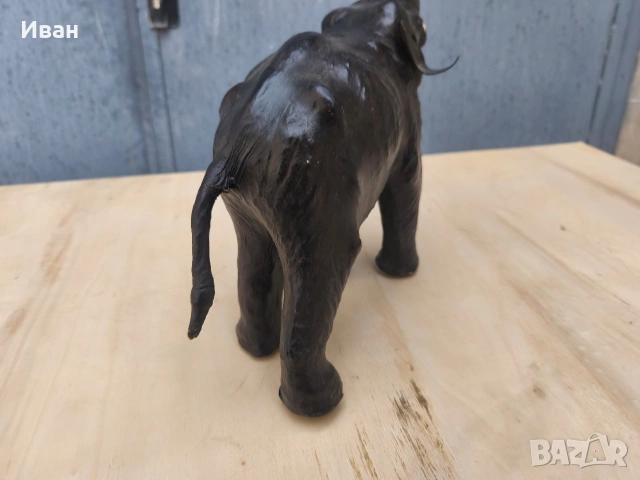 кожена статуетка/фигура на слон , снимка 7 - Антикварни и старинни предмети - 54267918