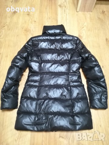 Дамско черно яке от пух, снимка 2 - Якета - 34982665