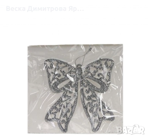 Коледна украса за елха - Блестяща панделка, снимка 2 - Декорация за дома - 52301670