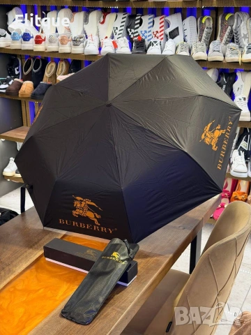 чадър Burberry качество (ВНОС) 🔝 Автоматична механика Нов сезон 🆕 С оригинална кутия 🗃️ , снимка 3 - Други стоки за дома - 53359840