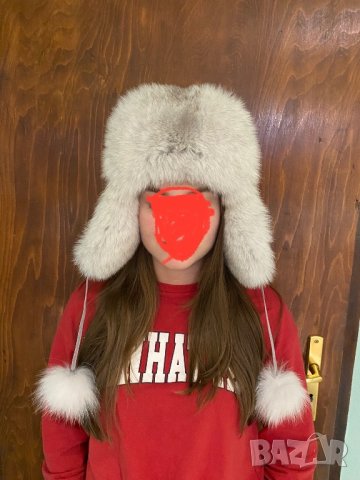 Зимна шапка естествен косъм, снимка 6 - Шапки - 42888625