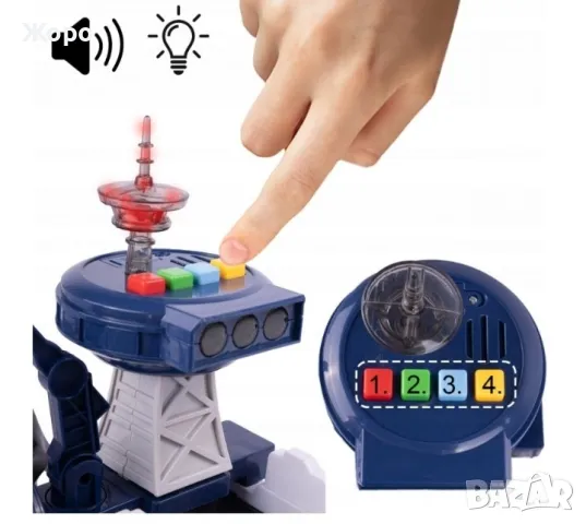 Кораб за лов на акули със звук и светлина 058151, снимка 7 - Електрически играчки - 48251792