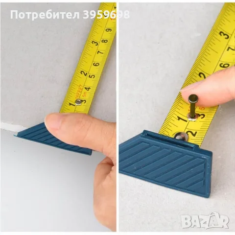 Многофункционален инструмент за рязане на гипсокартон с вградена ролетка 5м. Комплект инструменти за, снимка 3 - Куфари с инструменти - 55802757