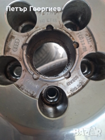  ОРИГИНАЛНИ АЛУМИНИЕВИ ДЖАНТИ  АУДИ  -5x112x57-17цола, снимка 8 - Гуми и джанти - 52972309