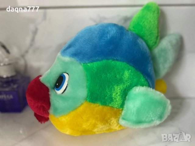 Рибата- дъга красива плюшена, снимка 10 - Плюшени играчки - 52256589