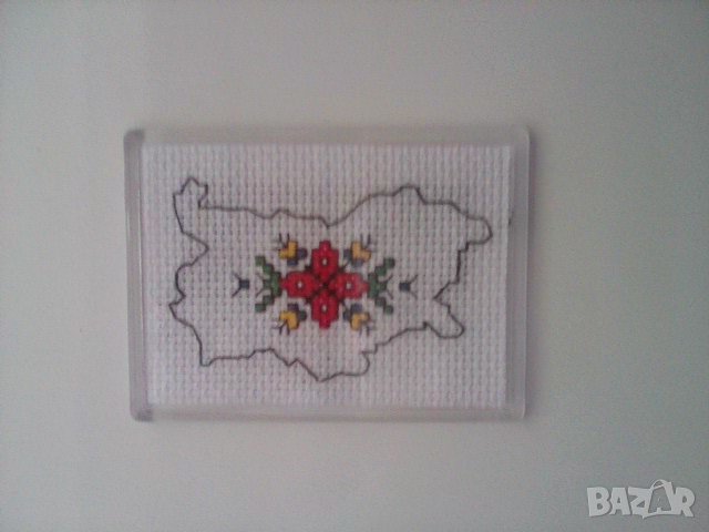 Магнит с ръчна бродерия шевица, снимка 4 - Гоблени - 34472880