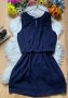 Тъмно синя рокля Онли, снимка 1 - Рокли - 42810078