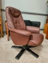 Relax кресло от естествена кожа , снимка 3