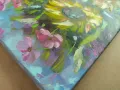 Рисувана картина Слънчогледи, маслени бои, снимка 2