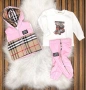 Burberry 👾 Бебешки Комплекти , снимка 4