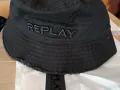 Нова шапка  REPLAY Bucket Heavy Cotton Twill Broken Part Hat, оригинал, снимка 3