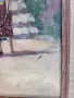 Маслена живопис на платно в масивна дървена рамка, снимка 8