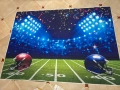 Чисто нов фон за стена 210по150см на тема Американски футбол, снимка 1
