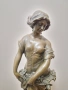Превъзходна антикварна френска бронзова фигура статуетка скулптура , снимка 7