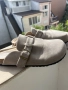 Дамски/Унисекс велурени чехли сабо (стил Birkenstock), Размер 39, снимка 5