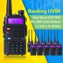 Нова Baofeng 5R 5w +3 подаръка 136-174 400-480 Mhz Радиостанция Pmr Fm фенерче, снимка 1