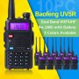 Нова Baofeng 5R 5w +3 подаръка 136-174 400-480 Mhz Радиостанция Pmr Fm фенерче, снимка 1 - Ножове - 14245919