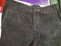 Мъжки юношески панталон черни кадифени джинси размер S-М, снимка 3