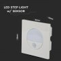 3W LED Сензорна лампа 4000K за стълби, коридор, спалня, снимка 10