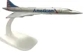 Конкорд самолет модел макет метален American полет небе класа Concorde, снимка 2