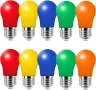 Пакет от 10 3W E27 A50 LED крушки с винтова капачка за сватба, Хелоуин, Коледа, парти, бар, снимка 1