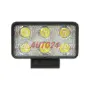 Правоъгълен LED прожектор 18 W 110 x 60 mm, снимка 1