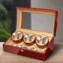 Кутия за навиване на часовници навиваща витрина watch winder, снимка 10